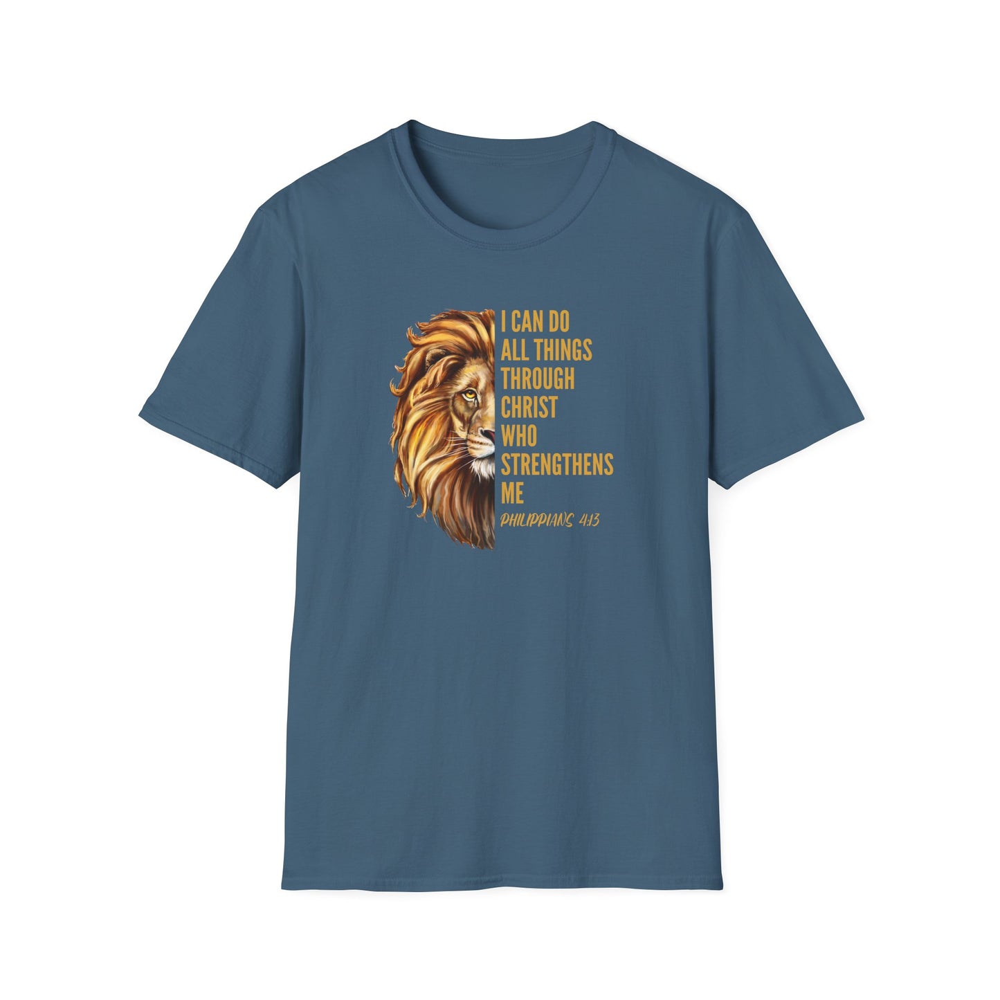"I Can Do All Things Through Christ" - Unisex Softstyle T-Shirt
