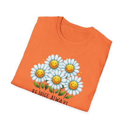 "Rejoice Always" Unisex Softstyle T-Shirt
