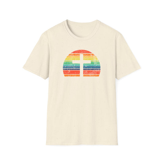 Retro Cross Unisex Softstyle T-Shirt
