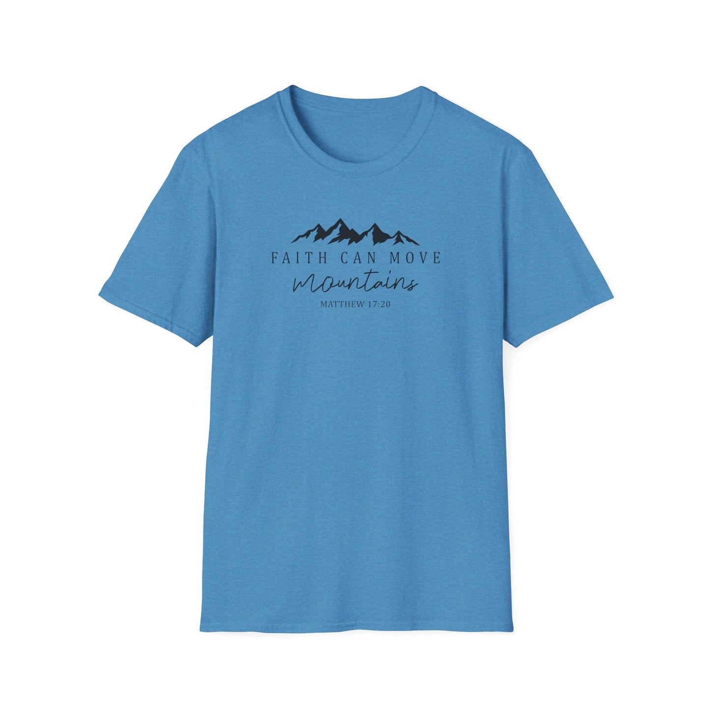 Faith Can Move Mountains D-2 Unisex Softstyle T-Shirt