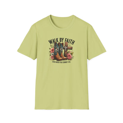 "Walk by Faith" Graphic T-Shirt for Faith-Loving Souls