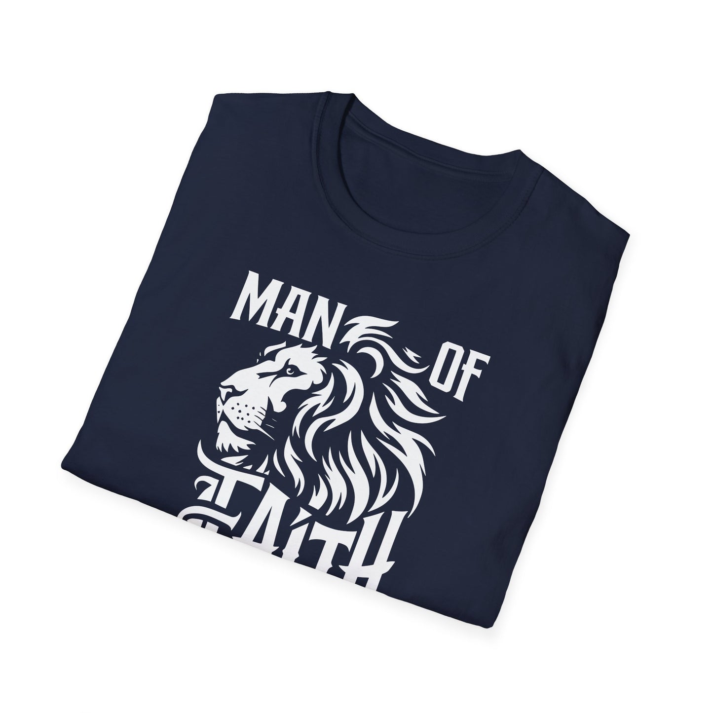 Man of Faith Front Unisex Softstyle T-Shirt