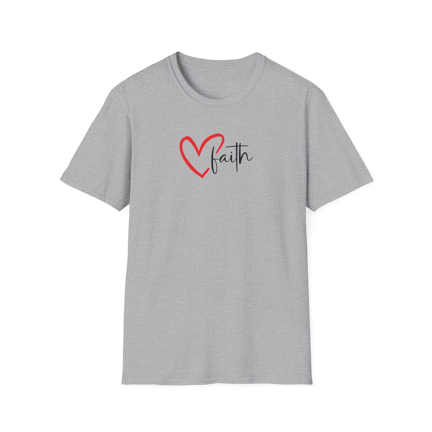 Faith Heart - Unisex Softstyle T-Shirt