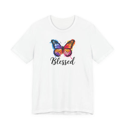 Color Splat Butterfly Unisex Softstyle T-Shirt