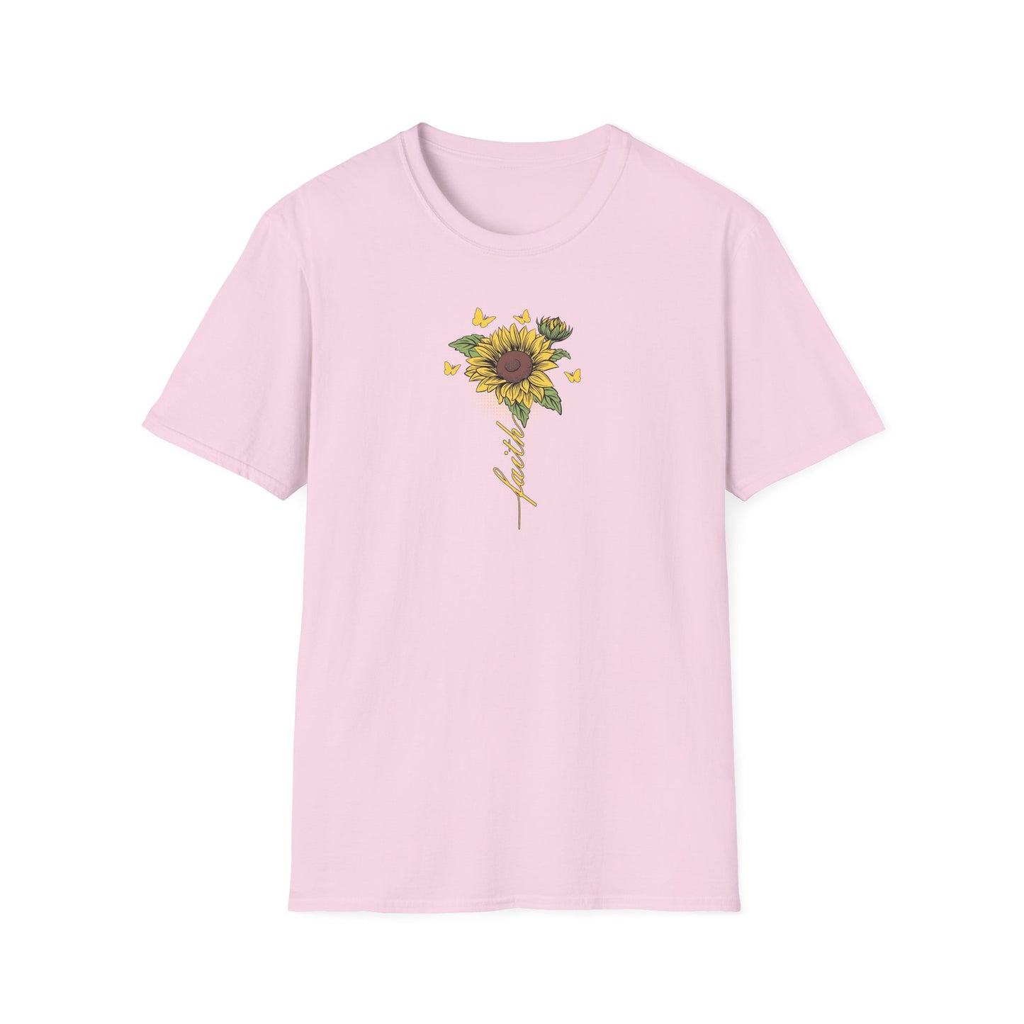 Faith Flower Unisex Softstyle T-Shirt