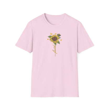 Faith Flower Unisex Softstyle T-Shirt