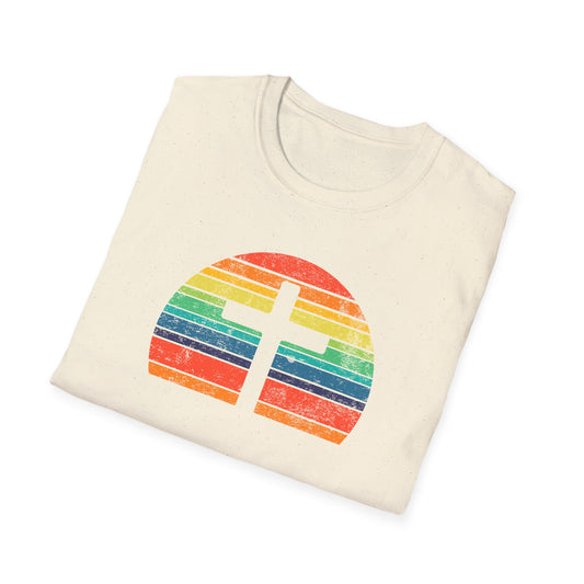 Retro Cross Unisex Softstyle T-Shirt