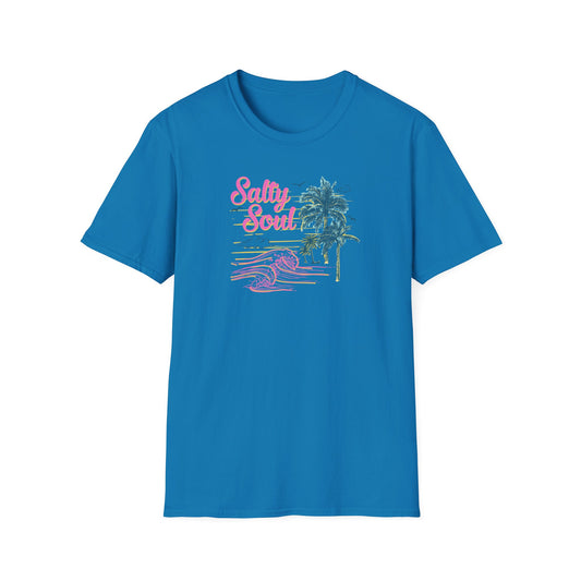 "Salty Soul" Front Print Unisex Softstyle T-Shirt