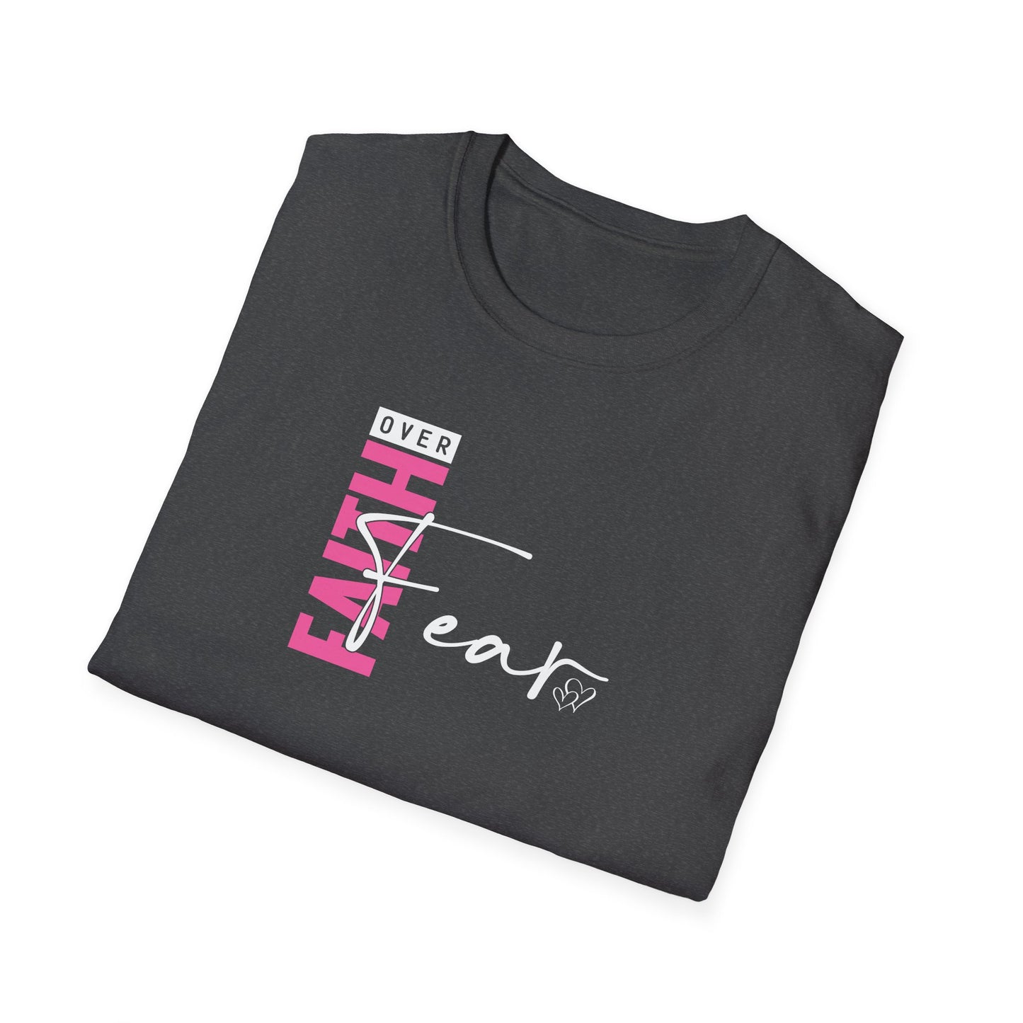 Faith Over Fear 1Unisex Softstyle T-Shirt