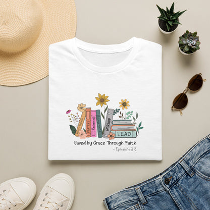 Flowers & Books Unisex Softstyle T-Shirt