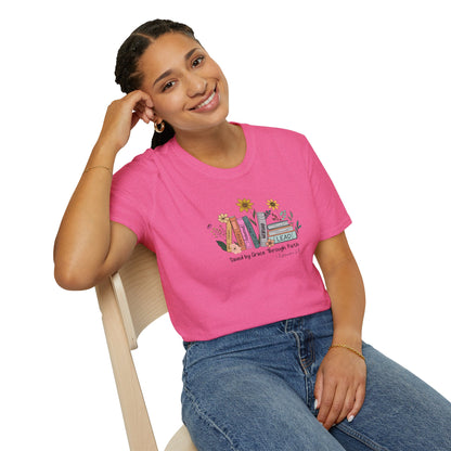 Flowers & Books Unisex Softstyle T-Shirt