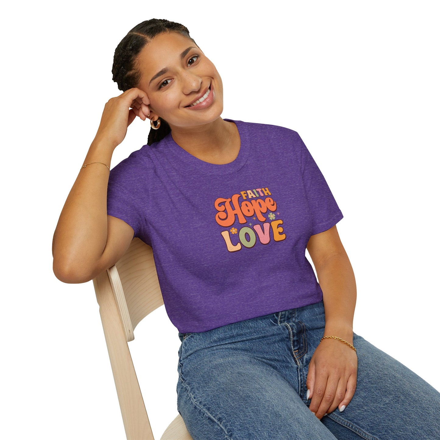 FAITH HOPE LOVE Unisex Softstyle T-Shirt