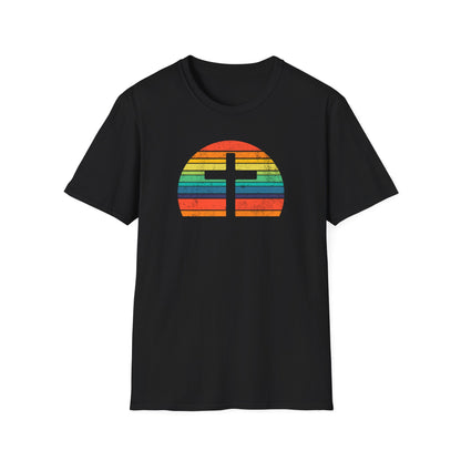 Retro Cross Unisex Softstyle T-Shirt