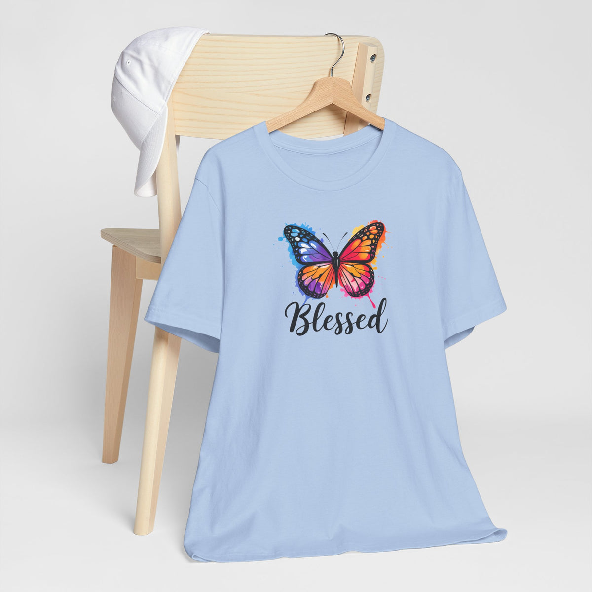 Color Splat Butterfly Unisex Softstyle T-Shirt