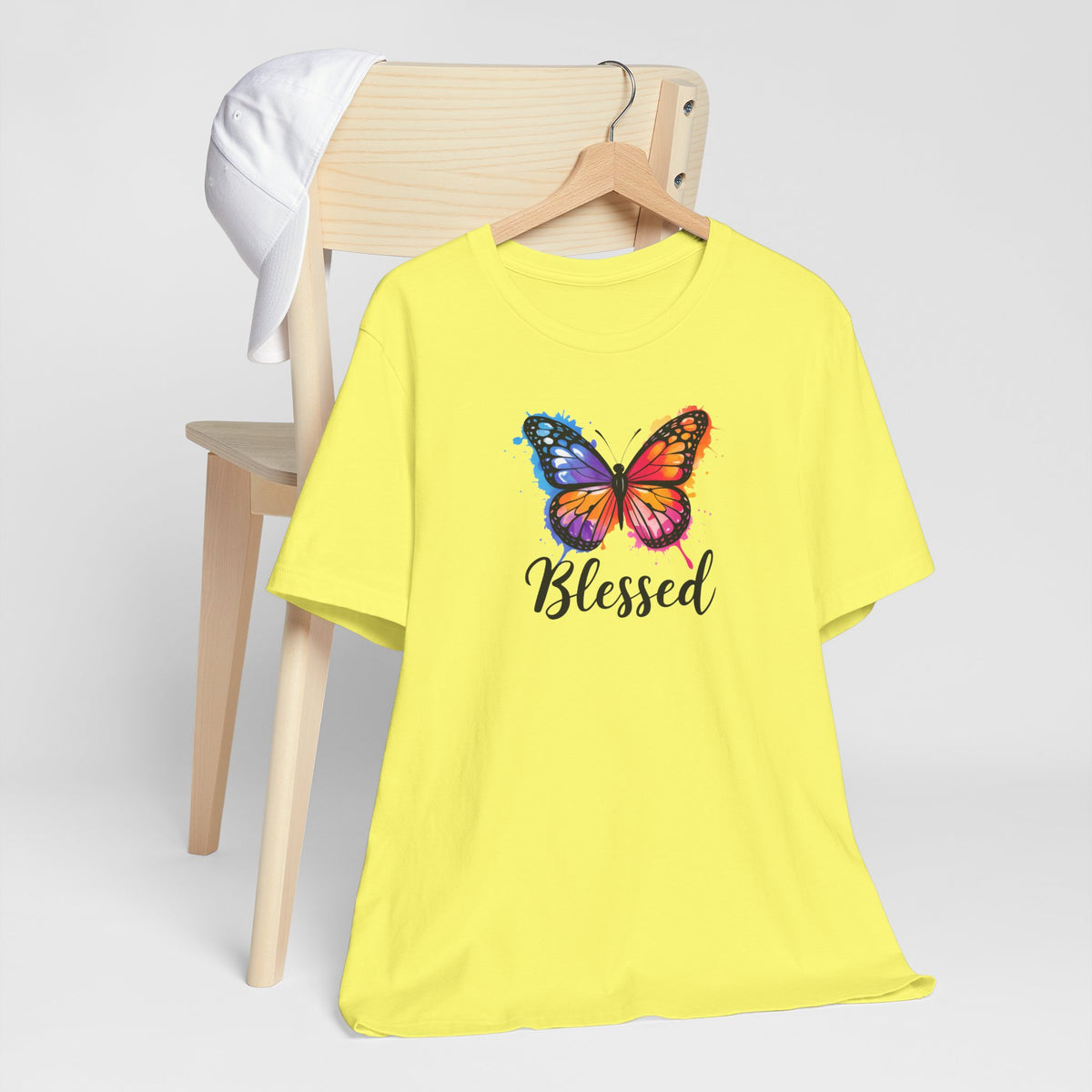 Color Splat Butterfly Unisex Softstyle T-Shirt