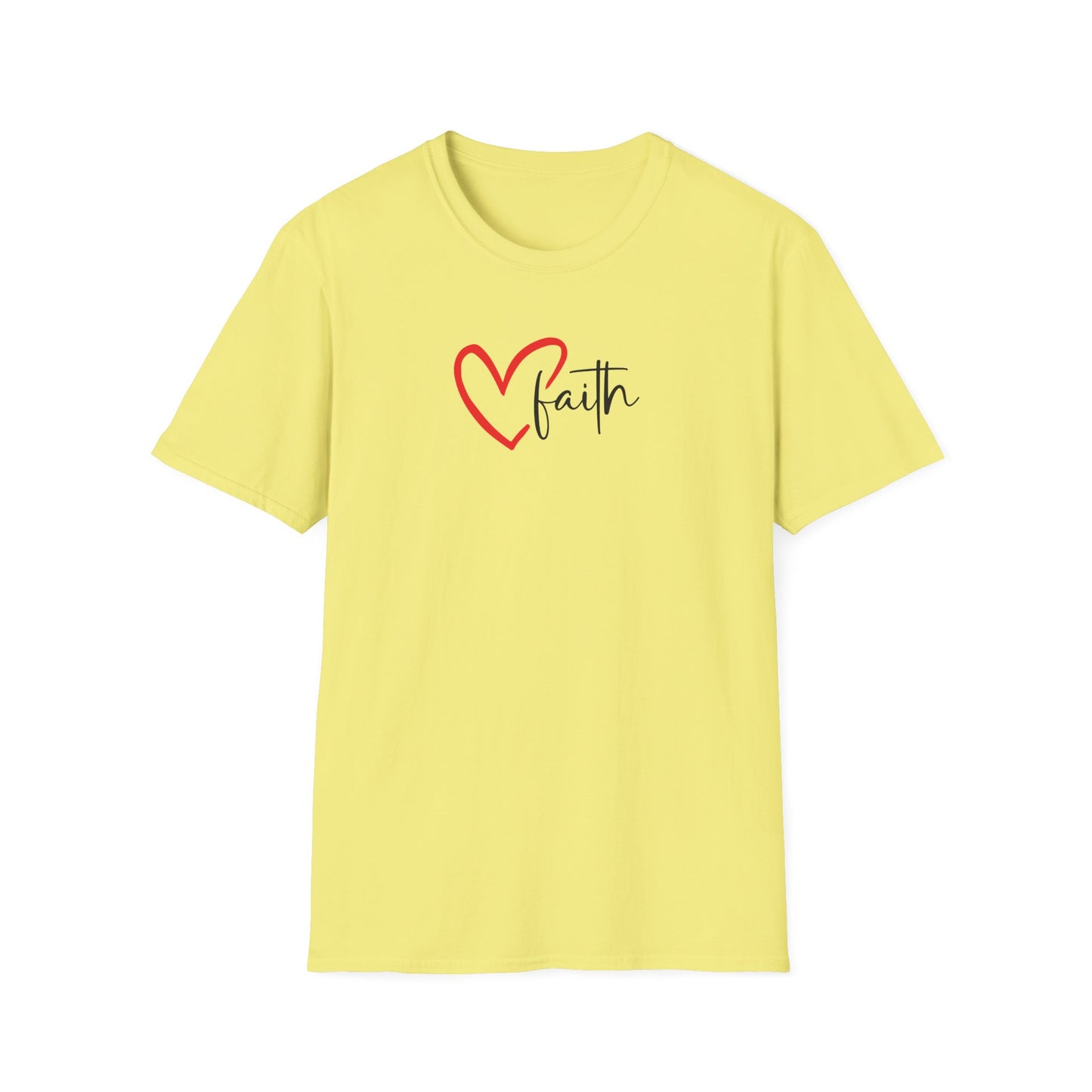Faith Heart - Unisex Softstyle T-Shirt