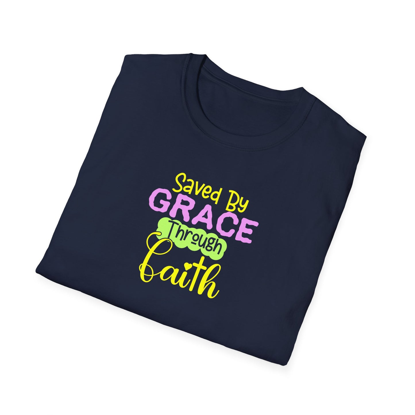 "Saved by Grace Through Faith" Unisex Softstyle T-Shirt