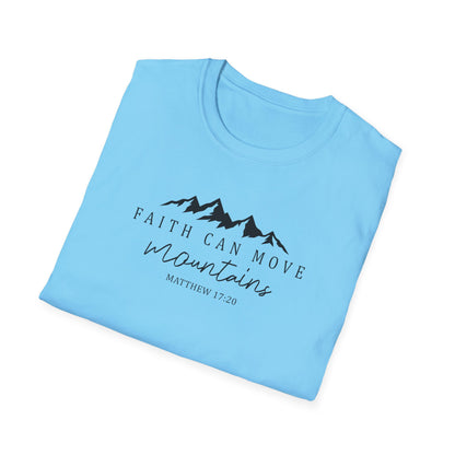 Faith Can Move Mountains D-2 Unisex Softstyle T-Shirt