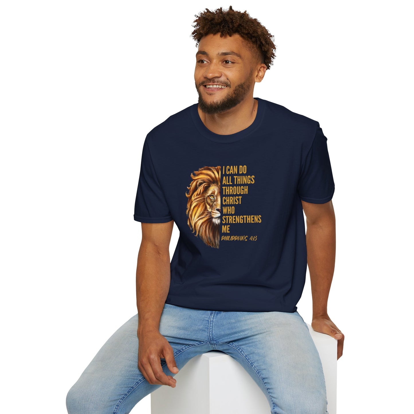 "I Can Do All Things Through Christ" - Unisex Softstyle T-Shirt