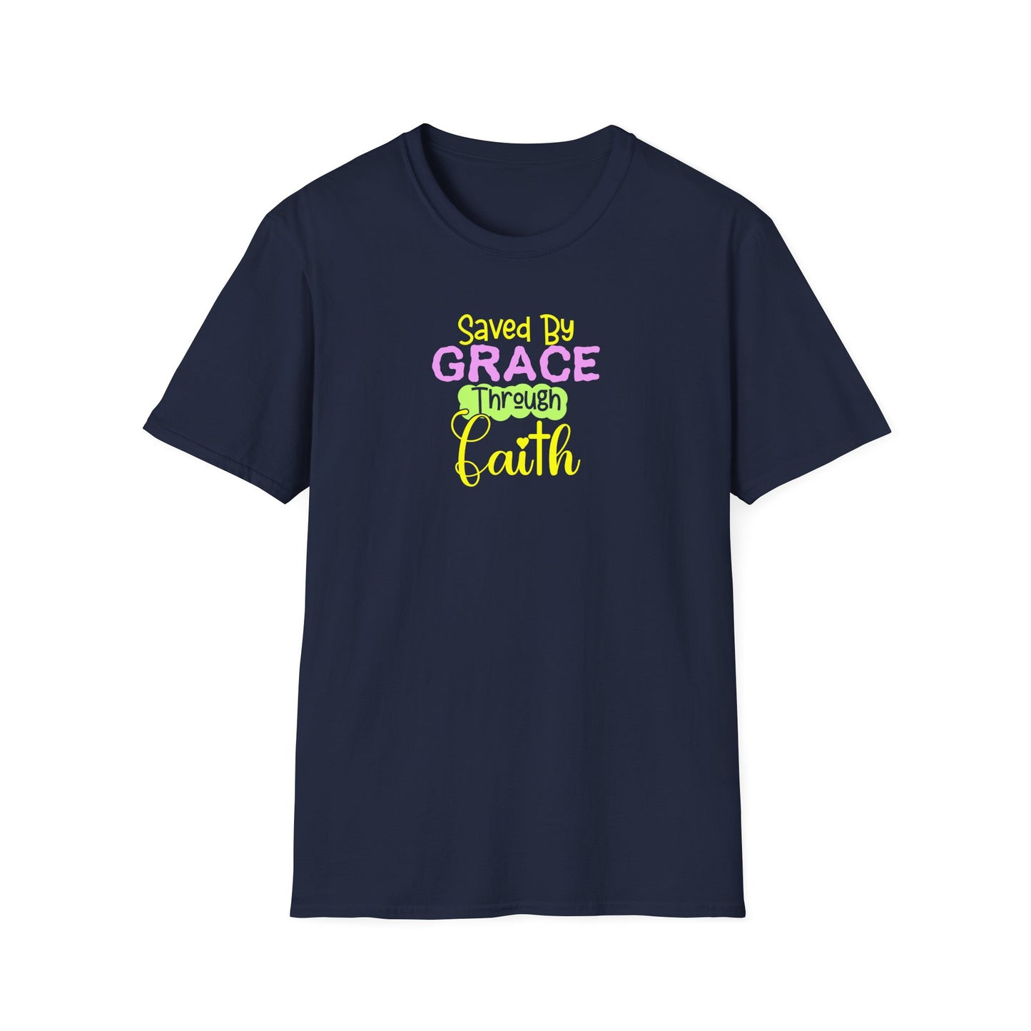 "Saved by Grace Through Faith" Unisex Softstyle T-Shirt