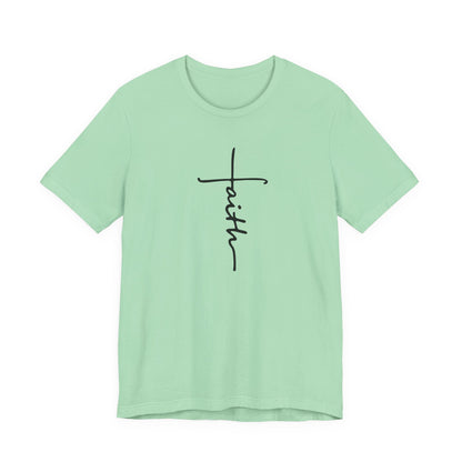 Faith Word Cross T-Shirt