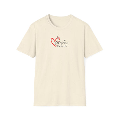 "Simply Blessed" Unisex Softstyle T-Shirt