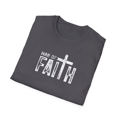 "Man of Faith" Retro Unisex Softstyle T-Shirt