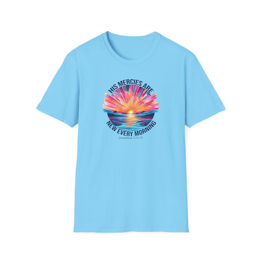 "His Mercies Are New" Unisex Softstyle T-Shirt
