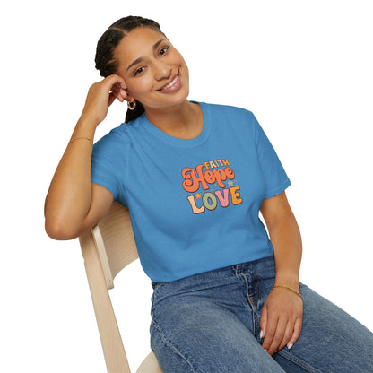 FAITH HOPE LOVE Unisex Softstyle T-Shirt
