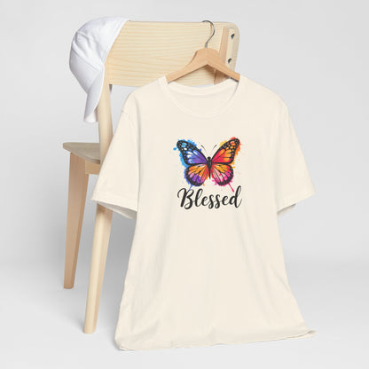 Color Splat Butterfly Unisex Softstyle T-Shirt