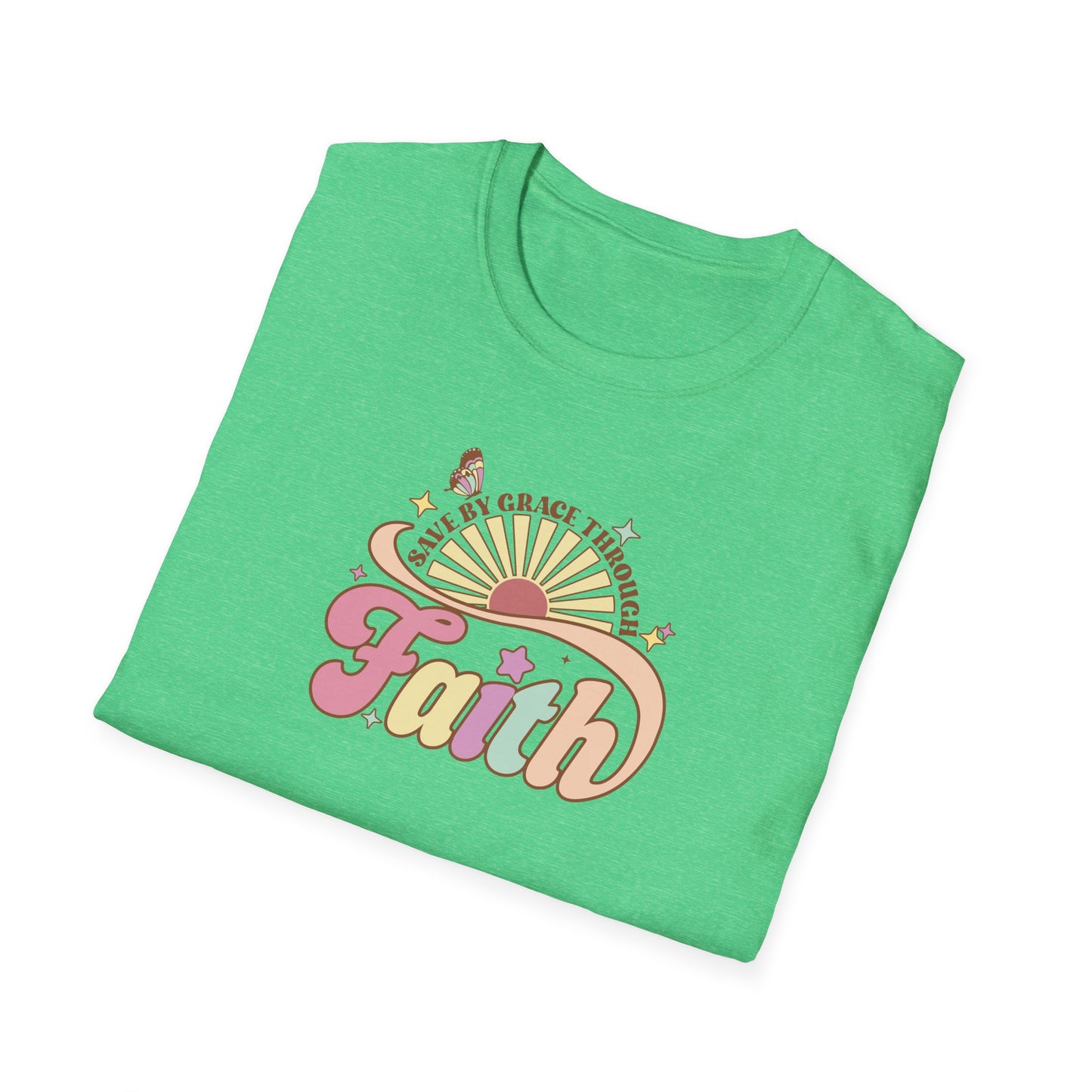"Saved by Grace Through Faith" Unisex Softstyle T-Shirt