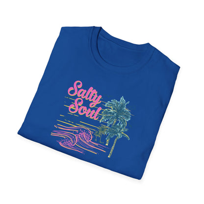 "Salty Soul" Front Print Unisex Softstyle T-Shirt