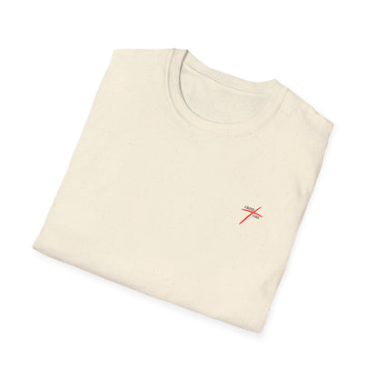 "Rooted In Christ" Back Print Unisex Softstyle T-Shirt