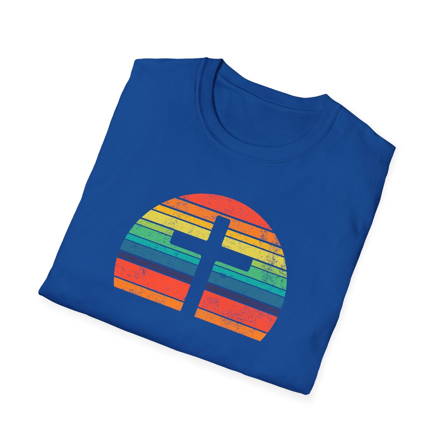 Retro Cross Unisex Softstyle T-Shirt