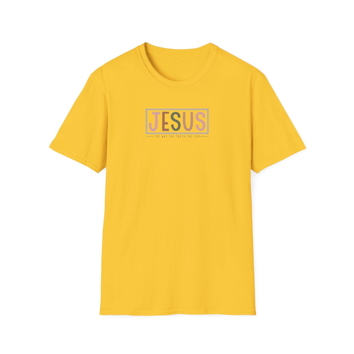 "Jesus - The Way The Truth The Life" Unisex Softstyle T-Shirt