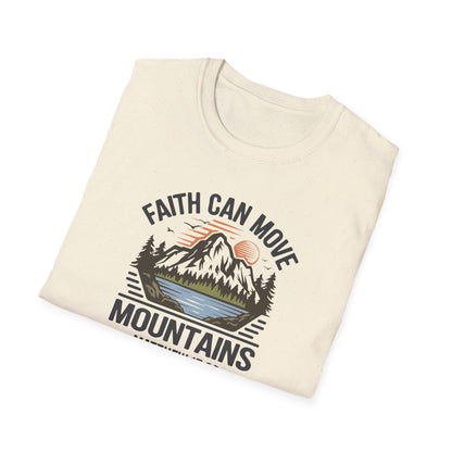"Faith Can Move Mountains" D-1 Unisex Softstyle T-Shirt