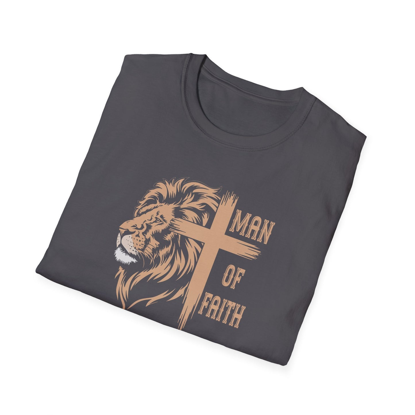 "Man of Faith" Front Print Unisex Softstyle T-Shirt