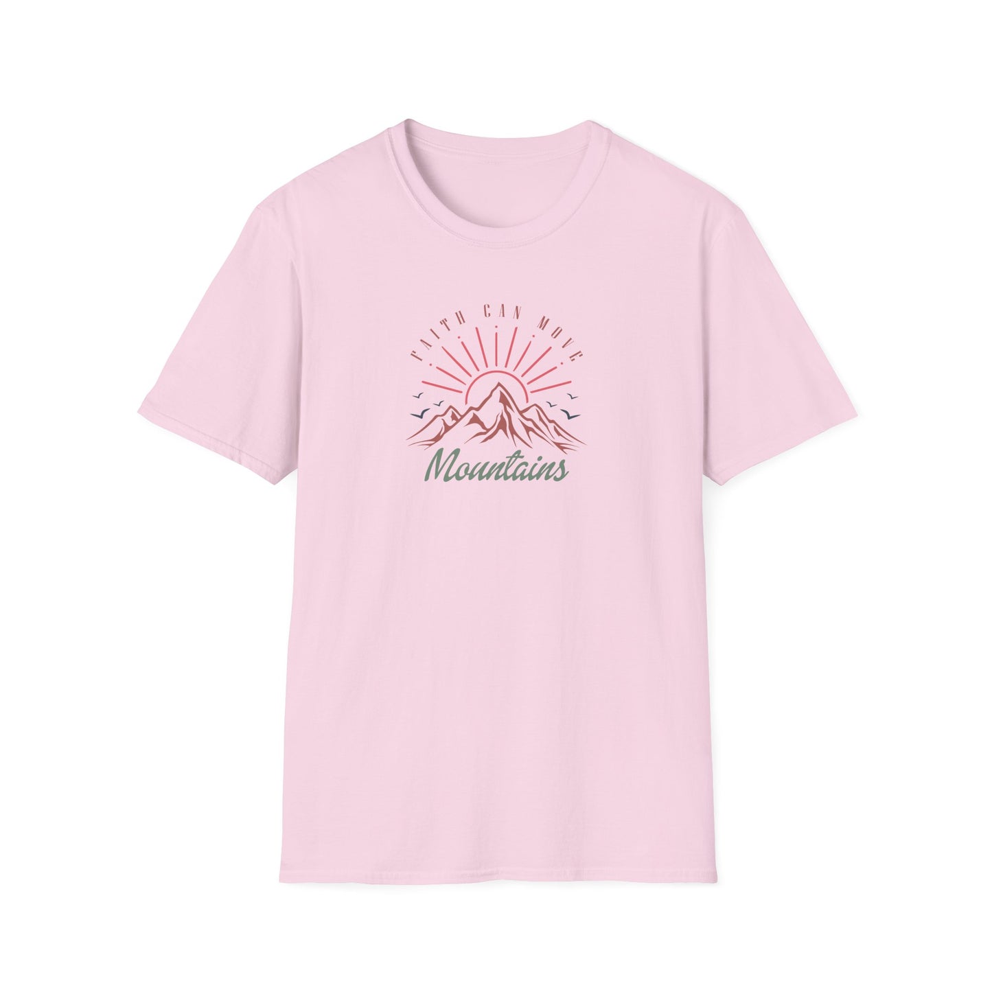 Faith Can Move Mountains D-3 Unisex Softstyle T-Shirt