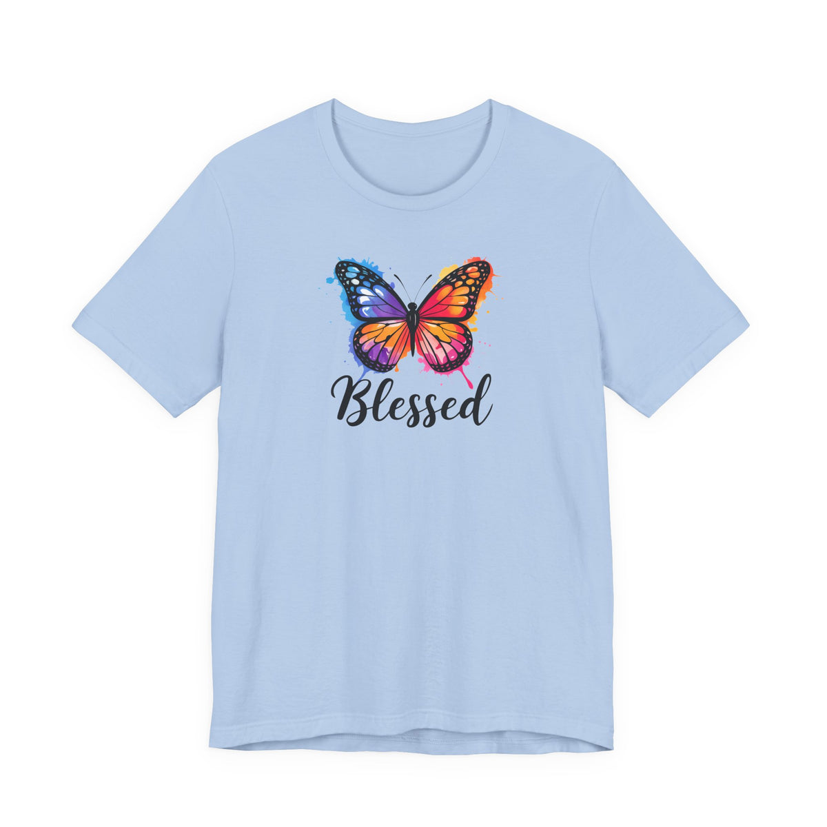 Color Splat Butterfly Unisex Softstyle T-Shirt