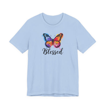 Color Splat Butterfly Unisex Softstyle T-Shirt