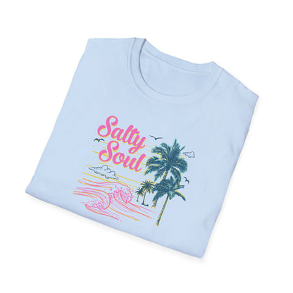 "Salty Soul" Front Print Unisex Softstyle T-Shirt