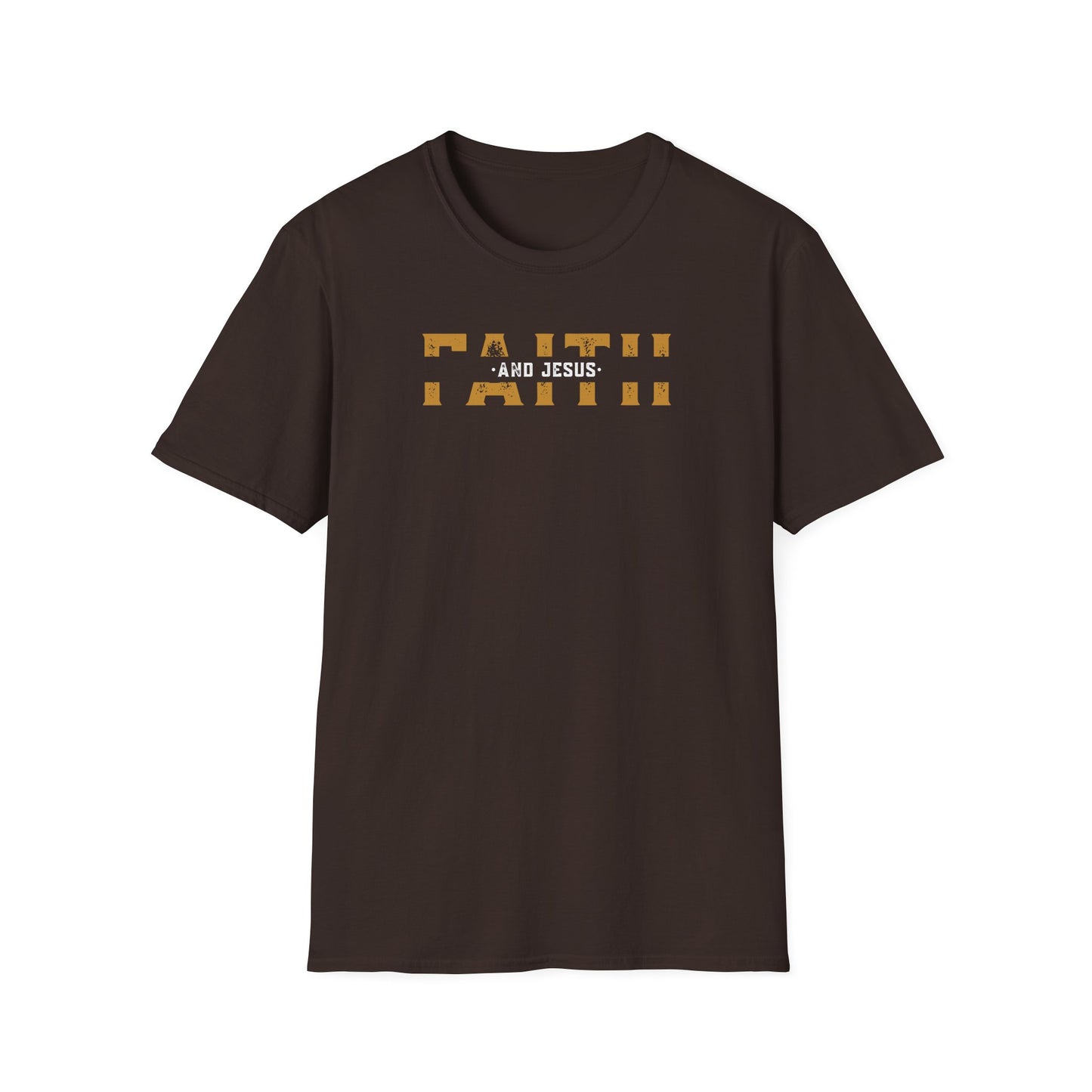 Faith and Jesus  Unisex Softstyle T-Shirt