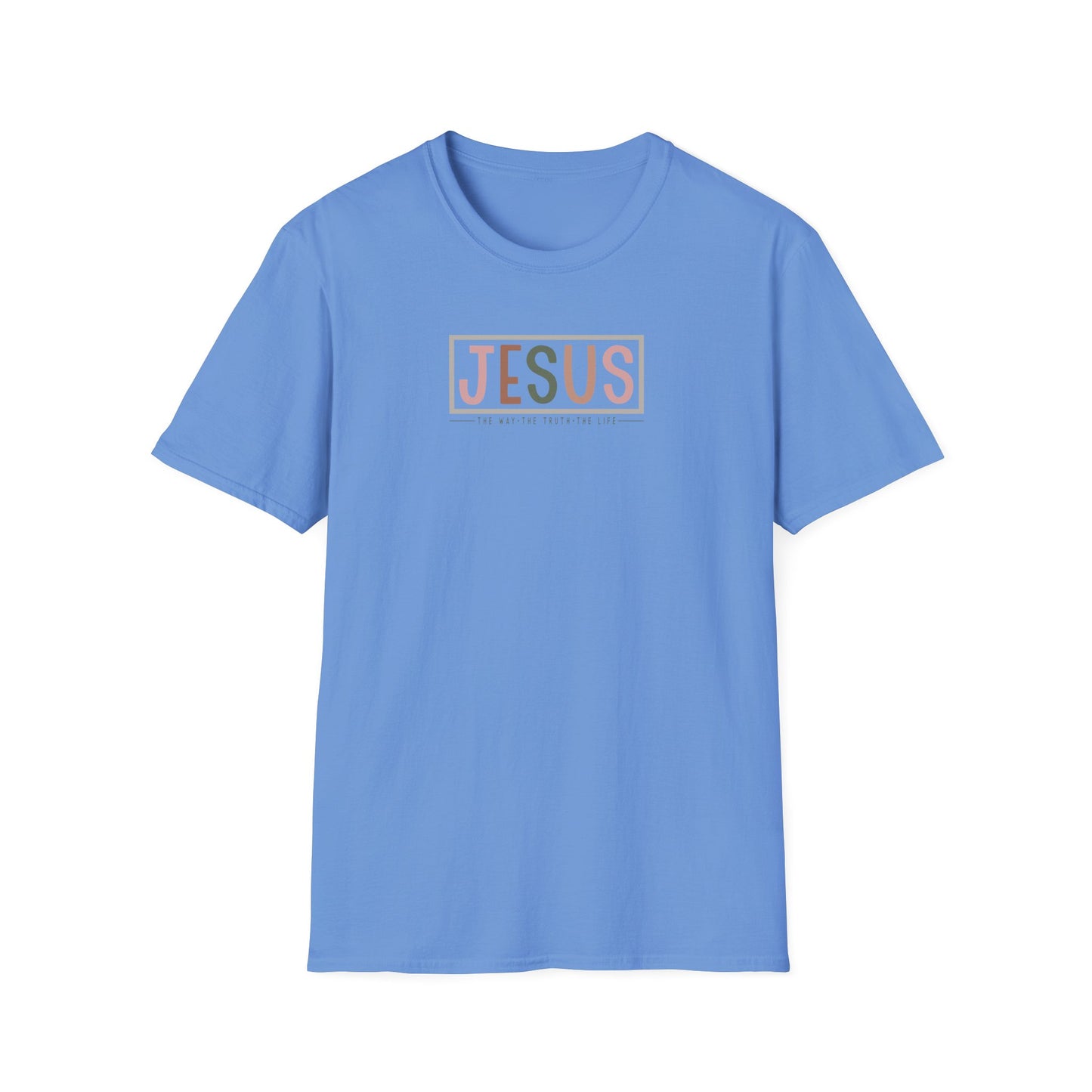 "Jesus - The Way The Truth The Life" Unisex Softstyle T-Shirt