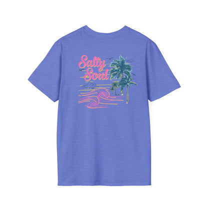 "Salty Soul" Back Print Unisex Softstyle T-Shirt