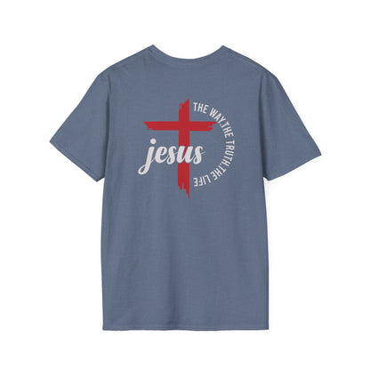 "Jesus The Way The Truth The Life"Unisex Softstyle T-Shirt