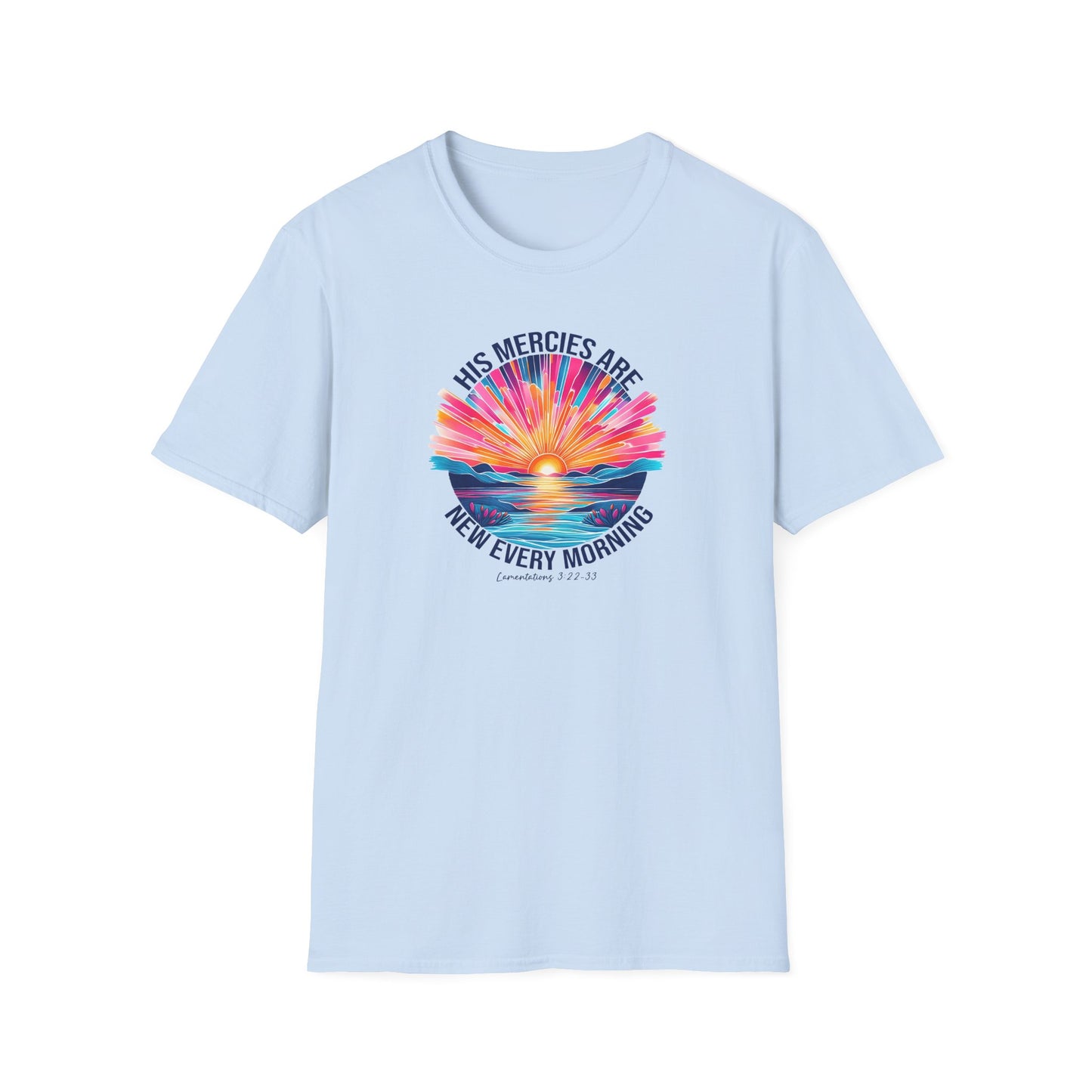 "His Mercies Are New" Unisex Softstyle T-Shirt