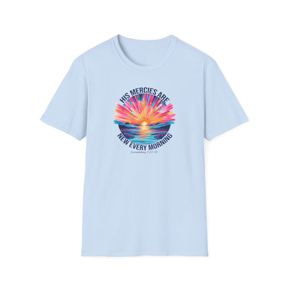 "His Mercies Are New" Unisex Softstyle T-Shirt