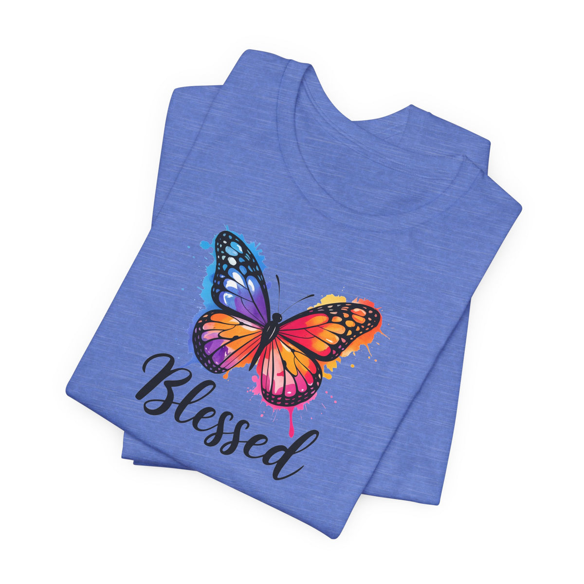 Color Splat Butterfly Unisex Softstyle T-Shirt
