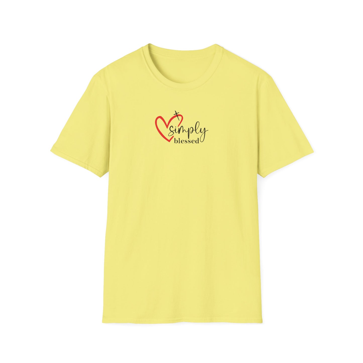 "Simply Blessed" Unisex Softstyle T-Shirt