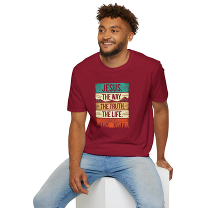 The Way The Truth The Life - Unisex Softstyle T-Shirt